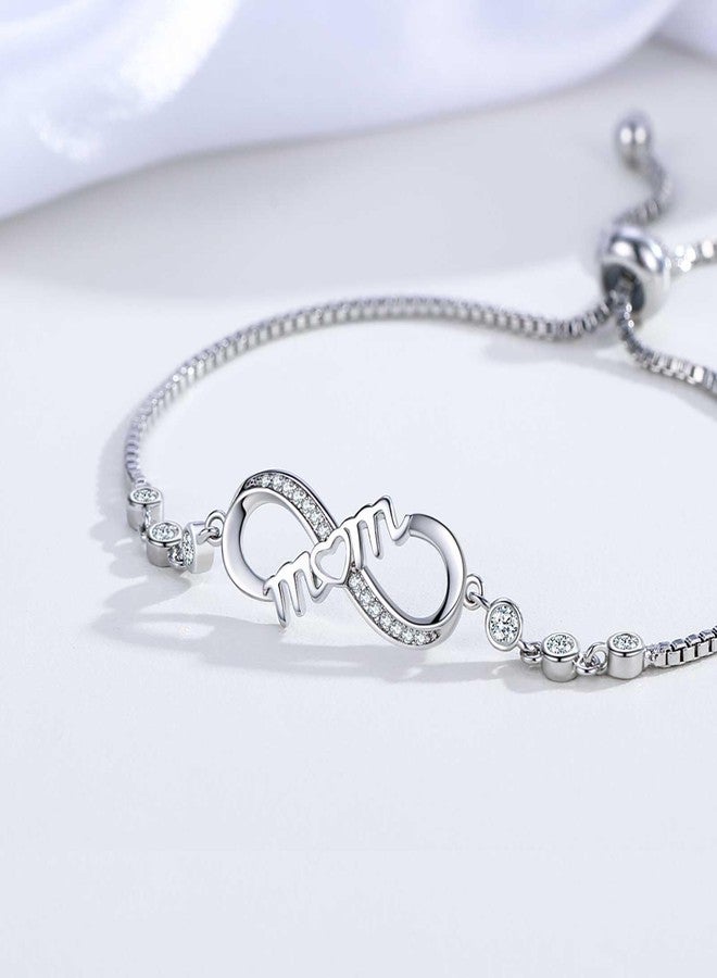 RAYSTAR Christmas Gifts for Mom, Infinity Mom Bracelet Birthday Gifts for Wife from Daughter Son - Image 3